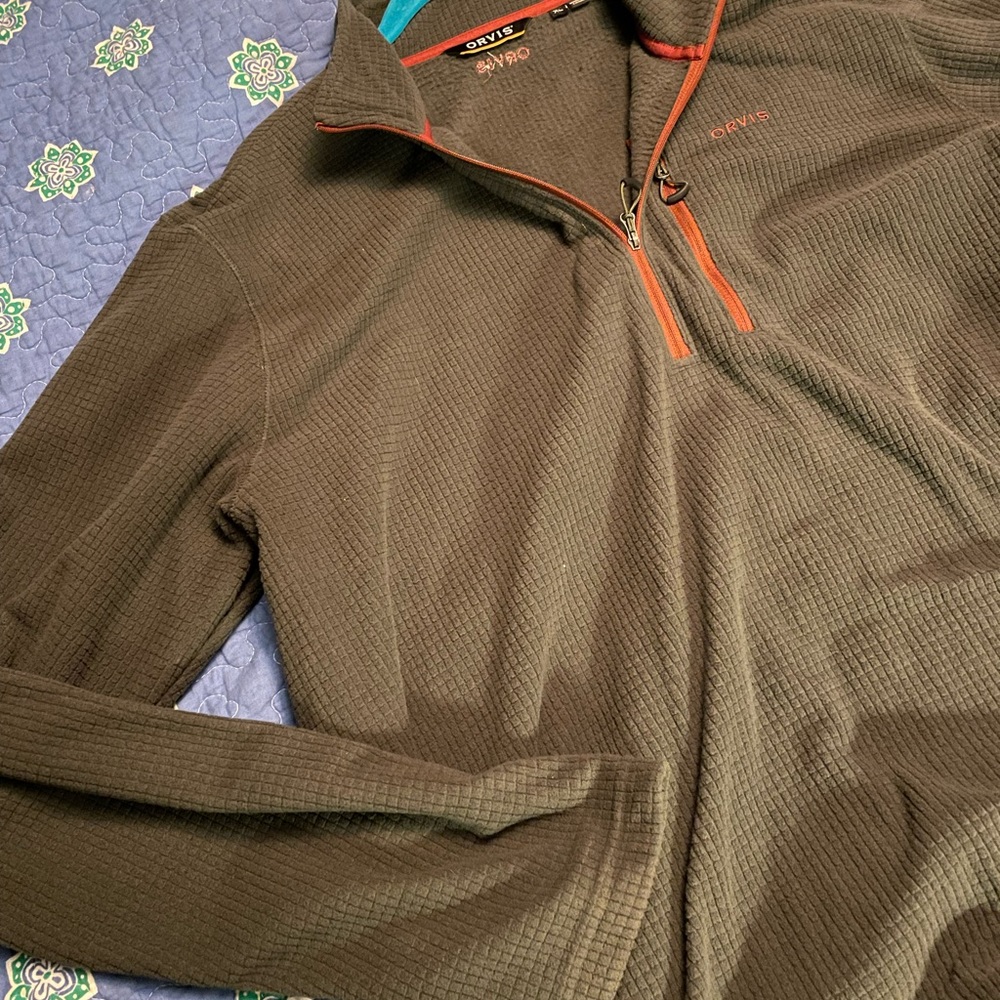 Orvis 1/4 zip fleece XL